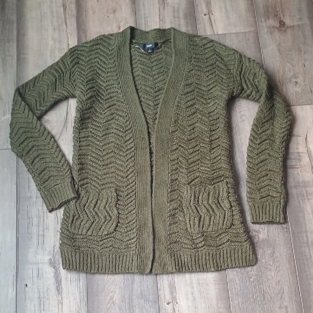 Massimo Olive Knit Cardigan